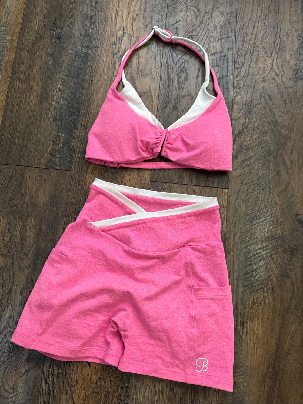 Bombshell sports wear Pink Women's workout set